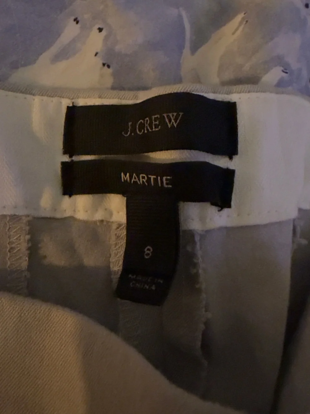 J.Crew Martie Ankle Tailored Pants in Stone Size 8